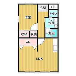 ハイライフ中津A 4階/401
