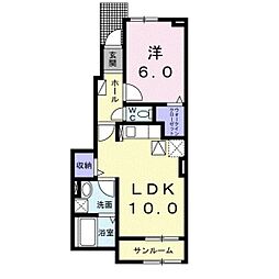 リデアル東中津B 1階