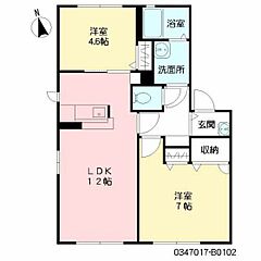 物件の間取り