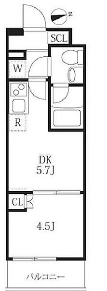 ハーモニーレジデンス神楽坂ヒルズファースト 103｜東京都新宿区山吹町(賃貸マンション1DK・1階・28.09㎡)の写真 その2