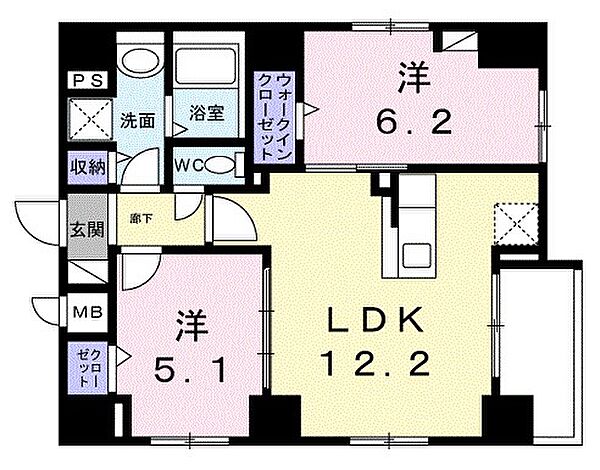 リバーサイド奥浅草 701｜東京都台東区今戸１丁目(賃貸マンション2LDK・7階・55.03㎡)の写真 その2