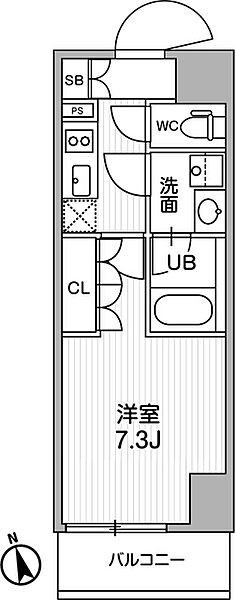 シーズンフラッツ浅草言問通り 902｜東京都台東区浅草３丁目(賃貸マンション1K・9階・25.46㎡)の写真 その2