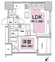 フレンシア築地 803 ｜ 東京都中央区築地６丁目12-1（賃貸マンション1LDK・8階・40.23㎡） その2