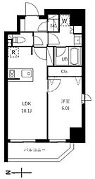 グランジット蔵前 4階1LDKの間取り