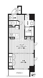 RESIDIA新御徒町 1LDKの間取図画像