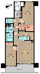 エコロジー浅草橋レジデンス 2LDKの間取図画像