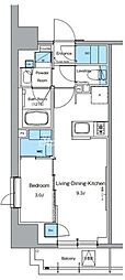 ルフォンプログレ上野御徒町 1LDKの間取図画像