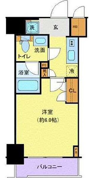 プレール・ドゥーク北品川 1102｜東京都品川区北品川２丁目(賃貸マンション1K・11階・20.43㎡)の写真 その2