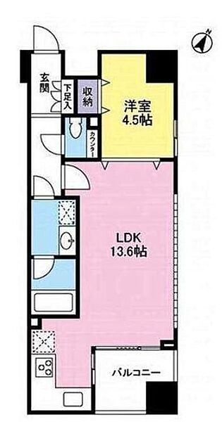 プロスペクト渋谷道玄坂 1202｜東京都渋谷区道玄坂１丁目(賃貸マンション1LDK・12階・42.73㎡)の写真 その2