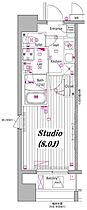 ガーラ・プレシャス東麻布 3F ｜ 東京都港区東麻布１丁目29-15（賃貸マンション1K・3階・25.57㎡） その2