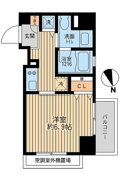 クリオ戸越銀座弐番館 1404｜東京都品川区平塚１丁目(賃貸マンション1K・14階・25.99㎡)の写真 その2