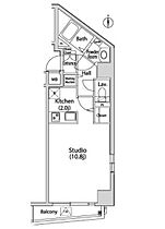 グレイスコート西麻布I 1102 ｜ 東京都港区西麻布２丁目25-28（賃貸マンション1R・11階・33.98㎡） その2