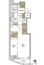 ＲＪＲプレシア大森北 413 ｜ 東京都大田区大森北５丁目4-17（賃貸マンション1LDK・4階・41.33㎡） その2