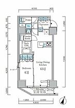 ジオエント原宿 202 ｜ 東京都渋谷区千駄ヶ谷３丁目3-4（賃貸マンション1LDK・2階・40.43㎡） その2