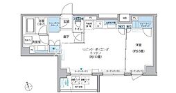 プラネソシエ大森山王 1LDKの間取図画像