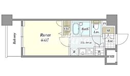 コンシェリア大森山王 1Kの間取図画像