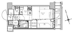 ASYLCOURT大森西 1DKの間取図画像