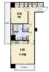 ジョイスコート 1LDKの間取図画像
