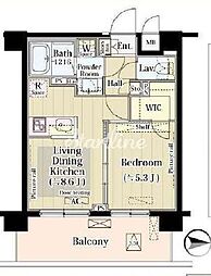 MiaCasa2 1LDKの間取図画像