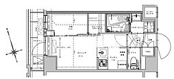 ASYLCOURT大森西 1DKの間取図画像
