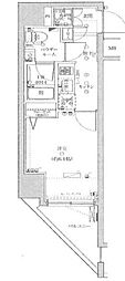 スパシエグランス大森 1Kの間取図画像