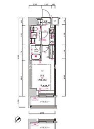 スプレスター大森山王 1Kの間取図画像