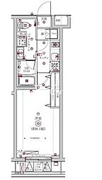 SPコート大森町 1Kの間取図画像