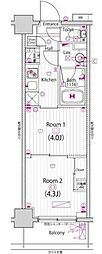 ガーラ雑色グランドステージ 2Kの間取図画像