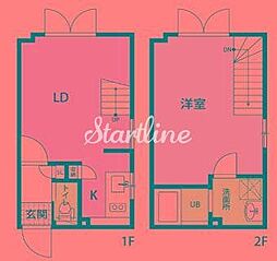LAPiS大井町2 1LDKの間取図画像