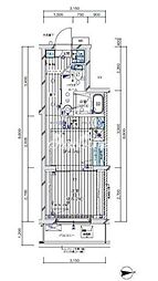 MAINSTAGE大森 1DKの間取図画像