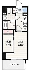 GRANPASEO大森 2Kの間取図画像