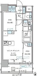 パークアクシス大森山王 2LDKの間取図画像
