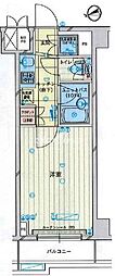 ルーブル大森八番館 1Kの間取図画像