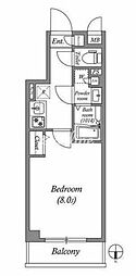ルネッサンスコート大森本町 1Kの間取図画像