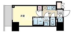 プライマル品川大森海岸 1Kの間取図画像