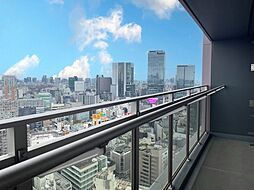 開放感のあるバルコニー
