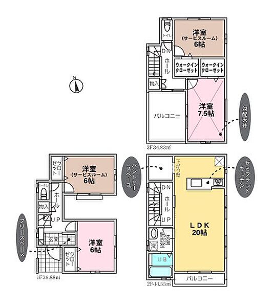 間取りを拡大表示