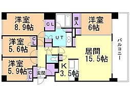 ポレスターガーデンパレス春日 6階