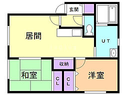 ポプリ北栄 1階
