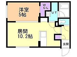 間取図画像 1LDK