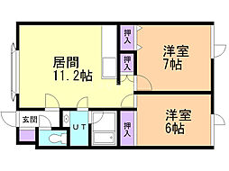 メゾンドグラース 1階