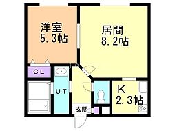 間取図画像 1LDK