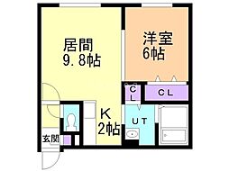 間取図画像 1LDK
