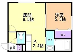間取図画像 1LDK