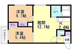 メゾン・ド・ソレイユA棟 2階/201