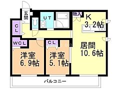 物件の間取り