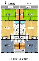 西川ハイツ 201号室 ｜ 兵庫県加古川市加古川町溝之口308-8（賃貸アパート2LDK・2階・44.20㎡） その2