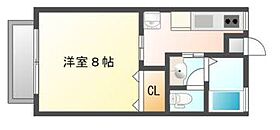 岡山県岡山市中区国富4丁目（賃貸アパート1K・2階・26.44㎡） その2