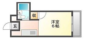 サンジェルマン中納言 501 ｜ 岡山県岡山市中区中納言町（賃貸マンション1K・5階・16.92㎡） その2