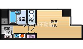 ノアーズアーク桃谷21  ｜ 大阪府大阪市天王寺区烏ケ辻1丁目（賃貸マンション1R・5階・18.75㎡） その2